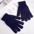 Fashion knitted gloves warm monochrome uniform size gloves manufacturers direct sales