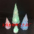 Creative Christmas decorations adorn acrylic night lights LED Christmas tree crystal Christmas tree pendant