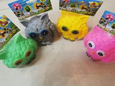 Lining toy bath toy sound toy owl PVC toy