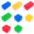 Can stack plastic blocks to organize the storage box stationery box dustproof desktop storage box