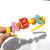 2020 new Korean version of the multicolor cartoon plastic headband children express headband letter hair ornaments