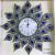 Foreign Trade Direct Sales Tianyin Hot Wall Clock Creative Simple Clock Mute Antique Silver Atmospheric Art Wall Decorations Wall Clock