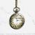 Antique hollow out simple digital face iron chain watch tourism memorial