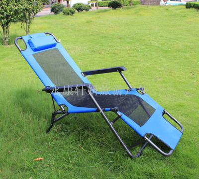 Dual-use chair net folding chair leisure chair lunch-break lounge chair beach chair