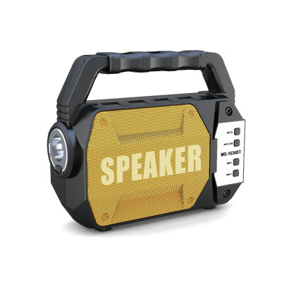 The new 2020 MS fully plastic 3-inch bluetooth plug-in card speaker outdoor radio player beware of throwing stere stereo