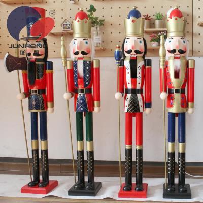 Junheng Craft Large Nutcracker 150cm Soldier Puppet 1.5 M Hotel Christmas Decorative Crafts