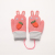 Carrot cute rabbit gloves package finger lashing gloves fashion new