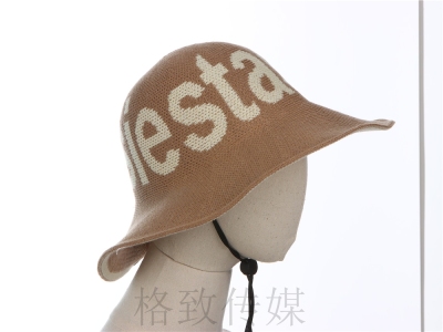 2020 New Hat Cotton Yarn Bucket Hat Sun Protection Hat UV Protection Sun Hat Bucket Hat Beach Hat Outdoor Hat