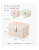New round Corner Automatic Plate Jewelry Storage Box Multi-Layer Earring Ring Multi-Function Jewelry Box Pu Jewelry Box Wholesale