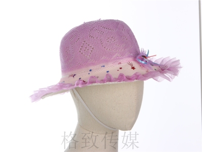 2020 Summer Hat Girl's Cap Children's Sun Hat Lace Hat Hot Sale Beach Hat Outdoor Hat Factory Direct Sales