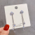 925 silver needles, Korean temperament, long style pearl earrings, Korean web celebrity personality joker run simple earrings