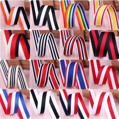 2.5cm Stripe Braid Ribbon Fashion Ribbon Hat Shoes Hair Accessories Clothing Decorative Band