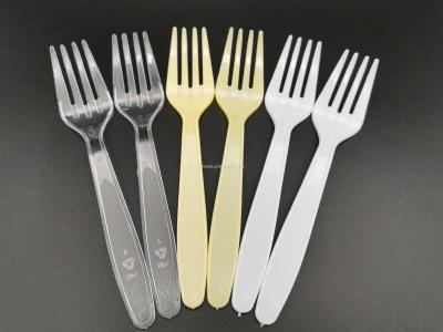 Disposable Plastic Tableware, Fork, Plastic Fork, Western Food, Fruit Fork, Fast Food, Takeaway Tableware