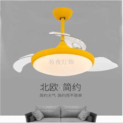 Modern Ceiling Fan Unique Fans with Lights Remote Control Light Blade Smart Industrial Kitchen Led Cool Cheap Room 53