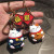 Genuine cartoon lucky cat key chain pendant PVC three-dimensional doll cute couple bag hanging ornaments practical gifts