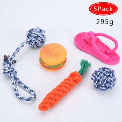 Pet dog toy set any combination of dog training gear knot toy Pet supplies wholesale