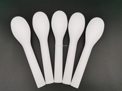 Disposable Plastic Tableware, Plastic Spoon, Soup Spoon, Takeaway Fast Food Spoon