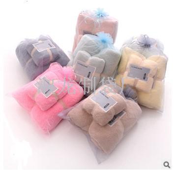 Spot supply transparent yarn bag 30*40 large plain organza gift bag bath towel scarf yarn bag pearl yarn