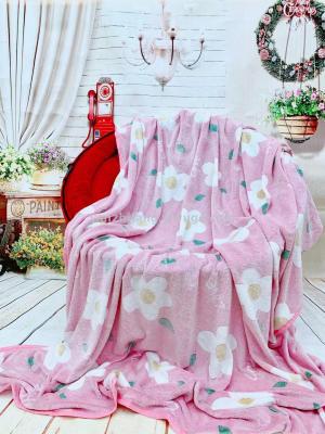 Bedding web celebrity snow flannel blanket 150 d thickened spring/autumn/winter raschel blanket sheet