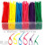 Color plastic self-locking strapping tape combination set box set nylon strapping tape 2.5*150mm direct manufacturers