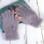 Knitting Wool Gloves Women's Winter Warm Korean Style Cute Thickening Plush Student Japanese Style Soft Girl Five-Finger Touch Screen Sub-Finger