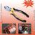 6“8”combination side cutting long nose plier 