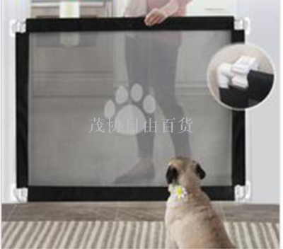 New product pet cat dog curtain installation convenient mesh transparent
