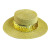 Elegant and versatile summer bowler lady British sequined big brim straw hat lady beach holiday sun shade hat