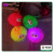 Luminescent ball bristly eye dense hair flash ball vent ball children's soft rubber toys wholesale