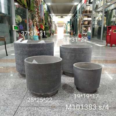 Cement pot can be informs the for is suing plant planting bonsai planting succulent garden decorated with fish tank flower vase