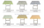 60 cm particleboard folding four square table leisure garden balcony portable tables and chairs wholesale