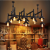 Retro industrial wind iron art gear pipe chandelier personality restaurant bar chandelier nostalgic cafe chandelier