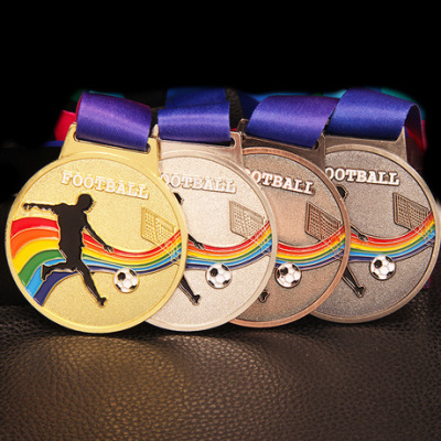 Customized MEDALS wholesale student sports games competition awards football MEDALS listed metal medal gold Customized MEDALS wholesale student sports games competition awards football MEDALS listed metal medal gold Customized