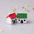 Factory direct building color small house psychological sand table game micro landscape meaty flower pot decoration