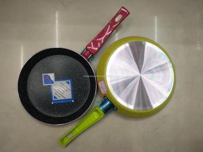 Sprinkle a light marble skillet with square handle 2 colors