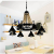 Crystal Chandelier Light Modern Chandeliers Dining Room Light Fixtures Bedroom Living Farmhouse Lamp Glass Led 143