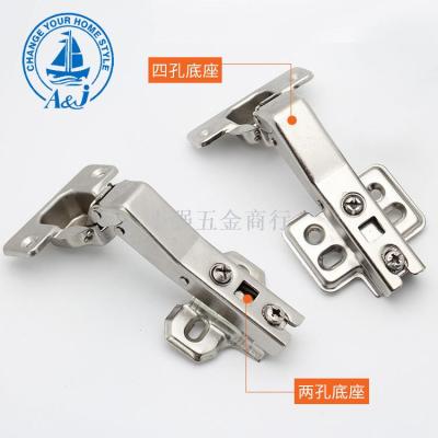 Hinge hydraulic pressure 30 degrees 45 degrees special Angle iron ordinary hinge opposite-angle folding door two hole 