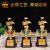Dance trophy factory customized creative students plastic trophy notes music competition lete custom production