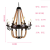 Crystal Chandelier Light Modern Chandeliers Dining Room Light Fixtures Bedroom Living Farmhouse Lamp Glass Led Kitchen 8