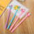 Student Gel Pen Creative Stationery Soft Glue Anime More than Water-Based Paint Pen Pink Cute Cartoon Pen Factory Wholesale