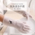 Household gloves through white washing waterproof plastic rubber Household cleaning anti - slip wear resistant durable kitchen washing dishes