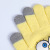Wool Keep Warm Korean Style Simple Student Winter Men's and Women's Chic Harajuku Cartoon Touch Screen Knitted Five-Finger Gloves