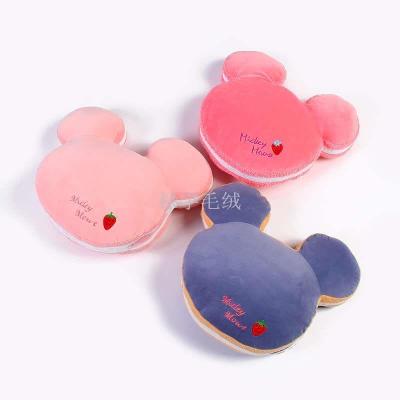 New cartoon mouse ears sofa pillow children 's plush toys express doll stalls toy manufacturers wholesale