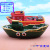 Manufacturers direct Mediterranean wind 20cm fishing boat aquarium accessories Marine resin crafts