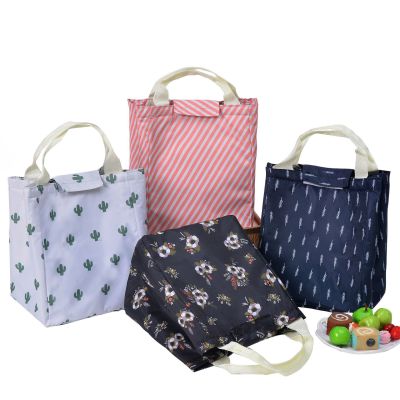 Factory Direct Sales Thick Portable Bento Lunch Box Bag Cold Preservation Insulated Bag Outdoor Picnic Heat Preservation Lunch Bag