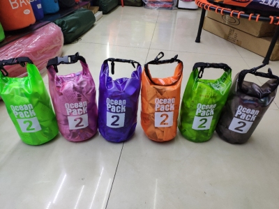 Factory Direct Sales Waterproof Bucket Bag Outdoor Waterproofing Bag Water-Proof Bag Drifting Bag Beach Backpack Buggy Bag