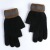 Factory Wholesale Winter Gloves Writing Warm Wool Extra Thick Dual-Use Finger Gloves Fashion Men's and Women's Gloves