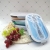 Silicone Folding Lunch Box Single-Grid Lunch Box Picnic Box Retractable Lunch Box Lunch Box Microwave Oven Available