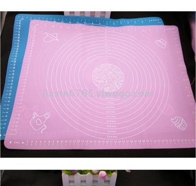 Silicone mat  pad kneading pad silicone pad high temperature baking rolling pad non-slip non-stick cutting boardfactory outlet