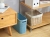 H01-1283 Kitchen Gap Trash Can Household without Lid with Pressure Ring-Type Wastebasket Rectangular Gap Trash Can